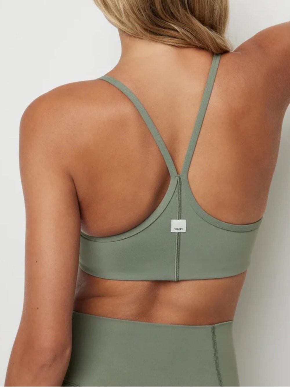 Vuori Women's AllTheFeels™ Bra in Pistachio